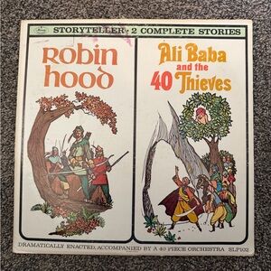 Storyteller Vinyl Record "Ali Baba and the 40 Thieves" - Yellow Label